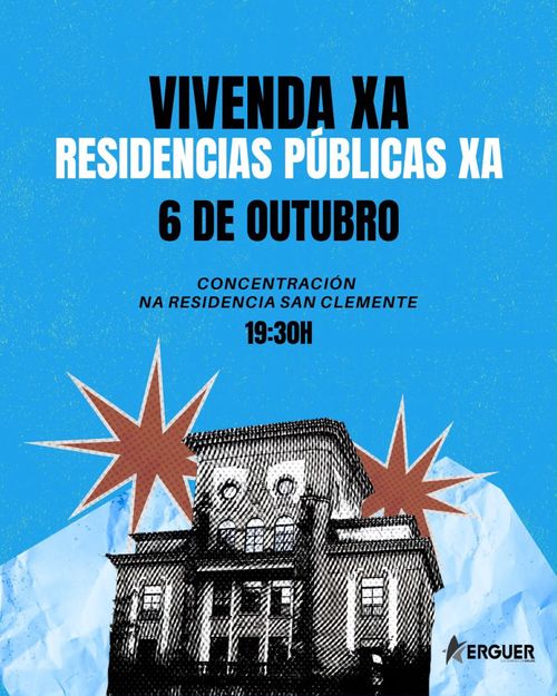 Concentración: Vivenda xa, residencias públicas xa
