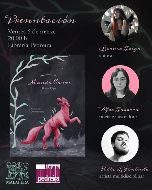 Presentación de "Mundo Carne" na Libraría Pedreira