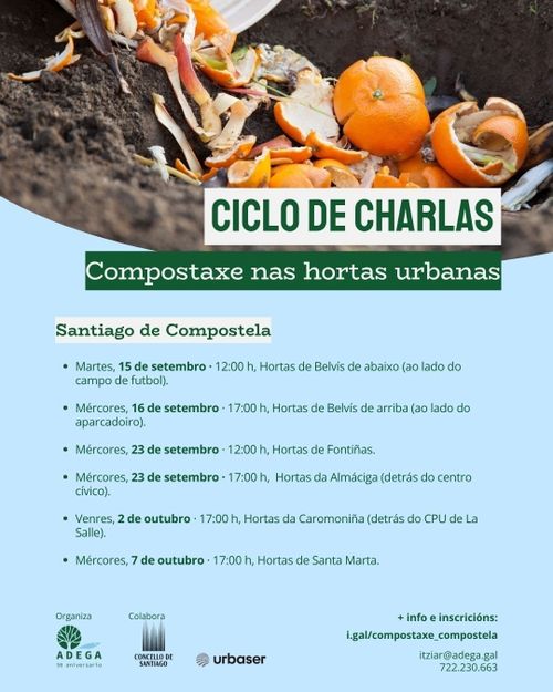 Compostaxe nas hortas urbanas