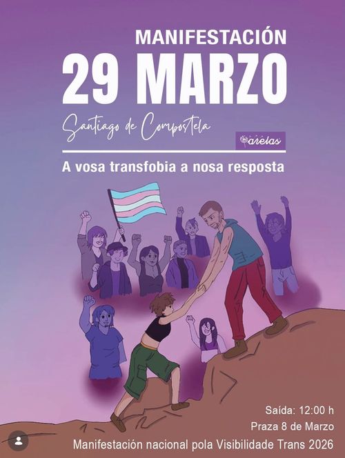 Manifestación nacional pola Visibilidade Trans