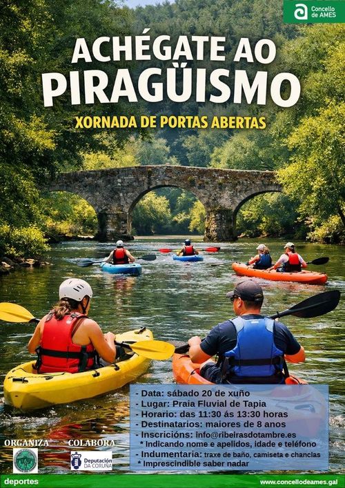 Xornada de portas abertas Coñece o Piragüismo