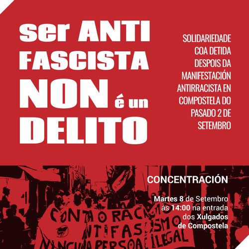 SER ANTIFASCISTA NON é un DELITO